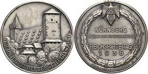 Drittes Reich  Zinnmedaille 1938 ... 