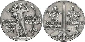 Drittes Reich  Zinkmedaille 1938 (Karl ... 