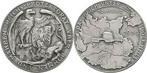 Drittes Reich  Zinkmedaille 1939 (Karl ... 