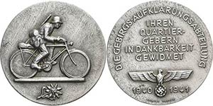 Drittes Reich  Zinkmedaille 1941 (B. H. ... 