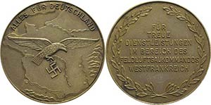 Drittes Reich  Bronzemedaille o.J. (1944) ... 