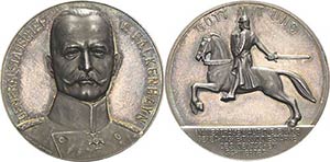 Erster Weltkrieg  Silbermedaille o.J. (1915) ... 