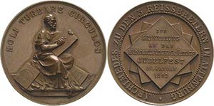 Freimaurer  Bronzemedaille 1892 (Haseroth) ... 