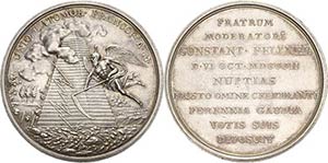 Freimaurer  Silbermedaille o.J. (1802) ... 