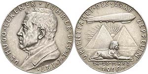Luft- und Raumfahrt  Silbermedaille 1929 (K. ... 