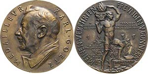 Medailleur Goetz, Karl 1875 - 1950  Große ... 