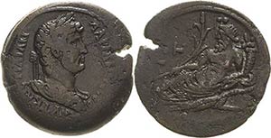 Kaiserzeit Hadrian 117-138 Bronze/Assarion ... 