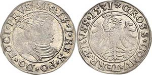 Polen Sigismund I. 1506-1548 Groschen 1531, ... 