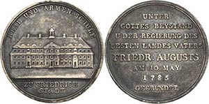 Dresden  Silbermedaille 1785 (J. F. Stieler) ... 