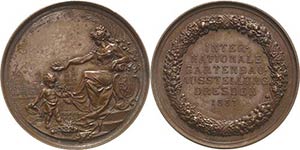 Dresden  Bronzemedaille 1887 (Lauer) ... 