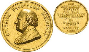 Dresden  Goldmedaille 1889 (Barduleck) Auf ... 