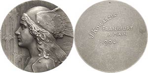 Frankfurt am Main  Silbermedaille 1904 (J. ... 