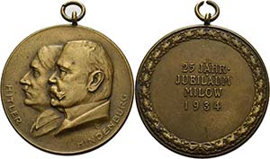 Drittes Reich  Bronzemedaille 1934. ... 