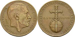 Drittes Reich  Bronzemedaille 1938 ... 