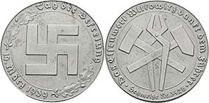 Drittes Reich  Eisenmedaille 1939. ... 