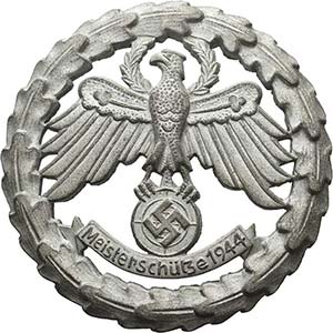 Drittes Reich  Weißmetallabzeichen 1944. ... 