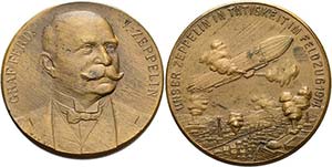 Luft- und Raumfahrt  Bronzemedaille 1914 ... 