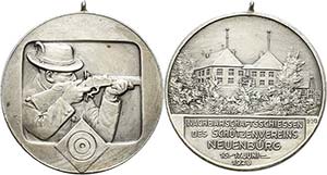 Schützenmedaillen  Silbermedaille 1928 ... 