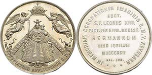 Wallfahrtsmedaillen  Silbermedaille 1892 ... 