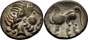 Ostkelten Pannonien  Drachme 2. Jhd. v. Chr. ... 