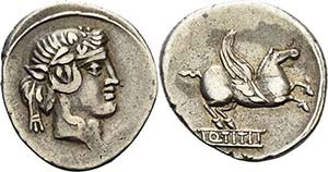 Römische Republik Q. Titius 90 v. Chr. ... 