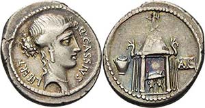 Römische Republik Q. Cassius Longinus 55 v. ... 