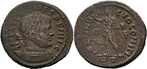 Kaiserzeit Licinius I. 308-324 Follis 313, ... 