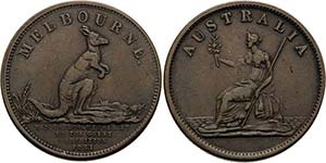 Australien Victoria 1837-1901 Penny-Token ... 