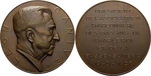 Belgien-Medaillen  Bronzemedaille 1957 ... 