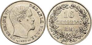 Dänemark Frederik VII. 1848-1863 16 ... 