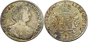 Habsburg Maria Theresia 1740-1780 1/4 ... 