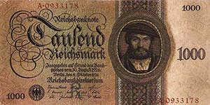 ReichsbanknotenLot-78 Stück Dabei u.a.: Ro. ... 