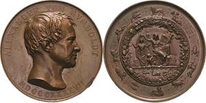 AstronomieDeutschland Bronzemedaille 1847 ... 