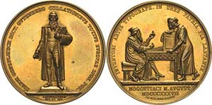 Buchdruck Goldbronzemedaille 1837 (H. ... 