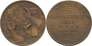 Drittes Reich Bronzemedaille 1932. ... 