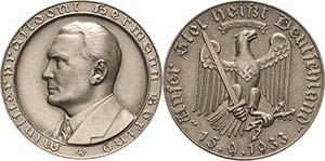 Drittes Reich Silbermedaille 1933 (Beyer) ... 