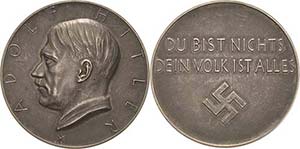 Drittes Reich Silbermedaille o.J. (1933) (F. ... 