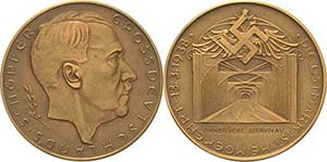Drittes Reich Bronzemedaille 1938 ... 