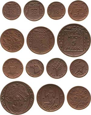 Porzellanmünzen - ReichsmünzenDeutsches ... 