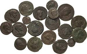 Römische MünzenLot-19 Stück Interessanter ... 