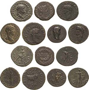 Römische MünzenLot-7 Stück Interessantes ... 