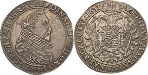 HabsburgFerdinand II. 1619-1637 Taler 1631, ... 
