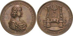 HabsburgLeopold I. 1657-1705 Bronzemedaille ... 