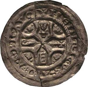 Pegau, AbteiHeinrich I. 1150-1168 Brakteat ... 