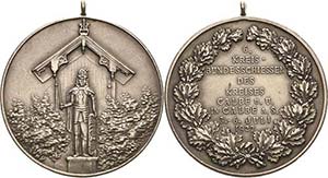 Anhalt-OrteCalbe Silbermedaille 1927. 6. ... 
