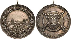 Anhalt-OrteSchönebeck Silbermedaille 1927. ... 