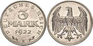 Ersatz und Inflationsmünzen 1919-1923 3 ... 