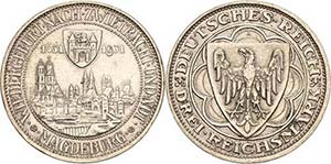 Gedenkausgaben 3 Reichsmark 1931 A Magdeburg ... 