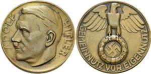 Drittes Reich  Bronzemedaille o.J. (W. Voss) ... 