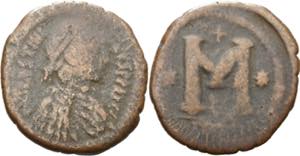  Justinianus I. 527-565 40 Nummi 528/532, ... 